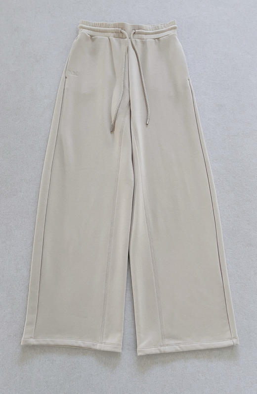 31-5纯圆正 Max 26新款 松紧腰抽绳休闲直筒阔腿裤卫裤 巨好穿 我穿M宽松合适 商品图5