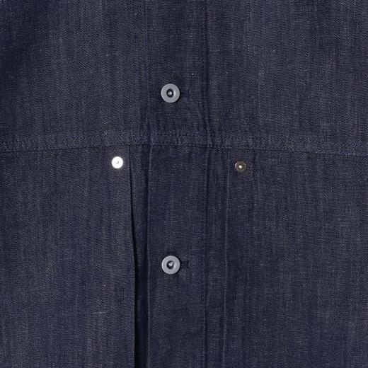 SDSA男装2026新款日系复古牛仔上衣重磅丹宁宽松落肩长袖衬衫 商品图2