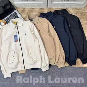 F030108夹克刺绣小马外套老钱风老干部风哈林顿外套