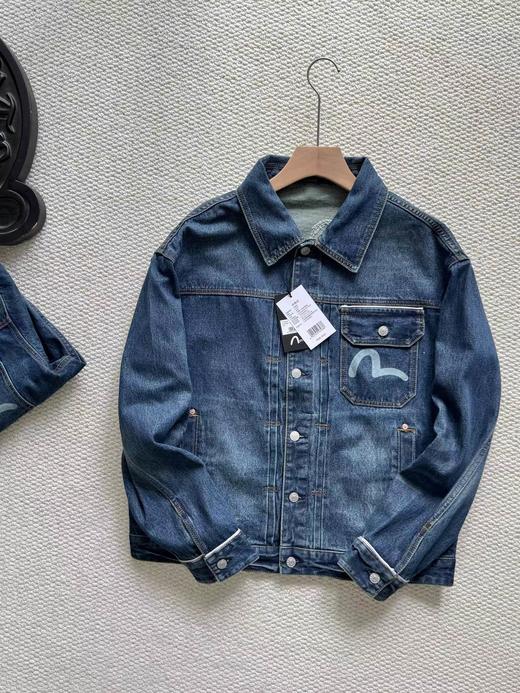 F030157复古休闲刺绣大M宽松牛仔夹克外套 商品图12