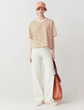 一店z 【16盎司环保牛仔】小禾大爆款！Ic早春原白蜡笔水洗棉牛仔裤