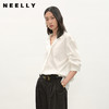 NEELLY纳俪商场同款夏季新款法式设计感白衬衫女气质高级质感上衣N26044R04517 商品缩略图0