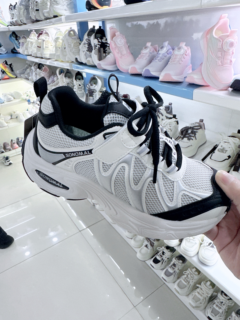 大树 3556 双网老爹鞋 黑34-39