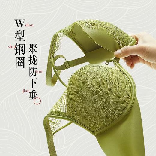 【内衣店庆提前购】【一口价】3楼安莉芳色丁线条肌理睫毛蕾丝有钢圈舒适文胸EB00832吊牌价539元现价199元 商品图3
