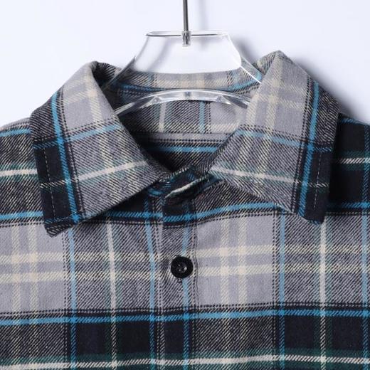 SC3006SDSA男装2026新款高贵轻奢韩版简约经典撞色格纹格子长袖衬衫百搭 商品图2