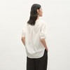 NEELLY纳俪商场同款夏季新款简约圆领五分袖衬衫女百搭透气上衣N26044R04534 商品缩略图1