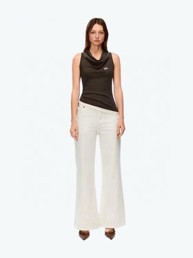 An*n Ande*白牛直营直筒阔腿裤