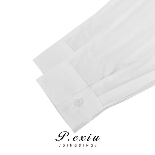 A008潘依绣丁丁宠粉PanYiXiu/潘依绣秋冬新款时尚气质简约百搭立领长袖衬衫 LG7010 商品图3