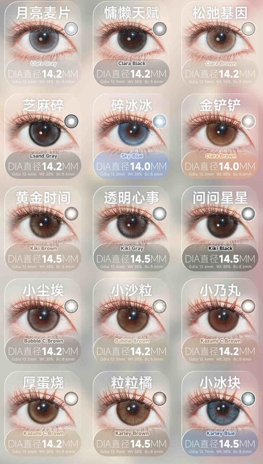 Fairycon 年抛189/副228/3副490/6副,清纯学妹肉桂茶焦糖泡芙黑不溜秋 商品图3