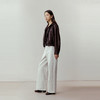 NEELLY纳俪商场同款春季新款时髦复古休闲直筒裤女简约百搭长裤N26012H01049 商品缩略图2