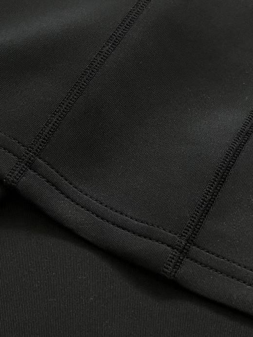 F030116春款上新男女户外速干透气半拉立领长袖T恤卫衣 商品图5