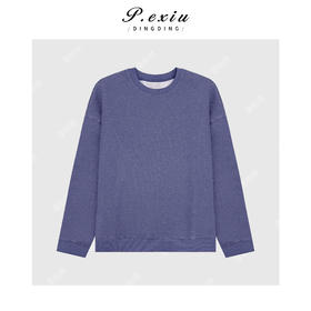 A008潘依绣丁丁宠粉重工炒色松弛慵懒风减龄圆领长袖卫衣Q84416