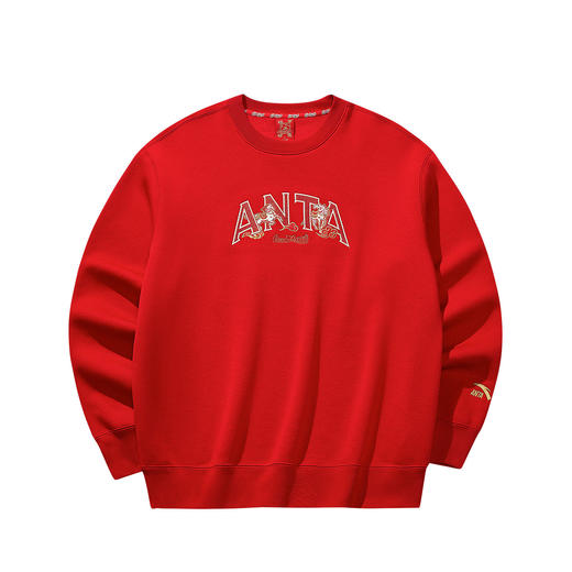 安踏好事发生丨新年欢聚卫衣男女同款春季长袖上衣152618706N-4 商品图0