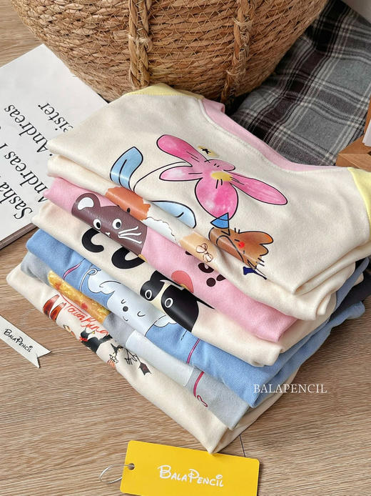 彩色日记长袖T恤 商品图11