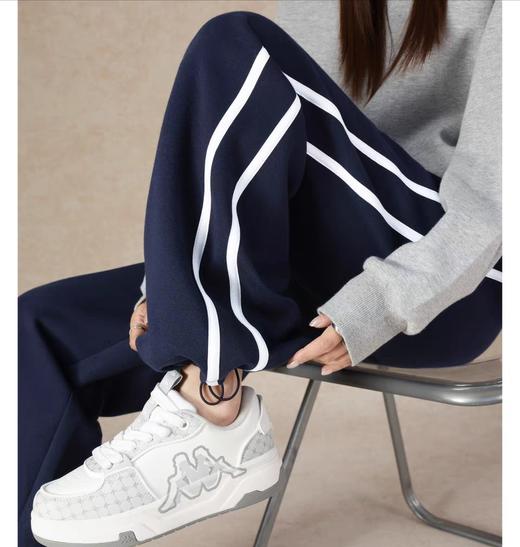 MJ/Kappa卡帕背靠背2026新品春季简约直筒裤针织裤运动休闲长裤女款 商品图2