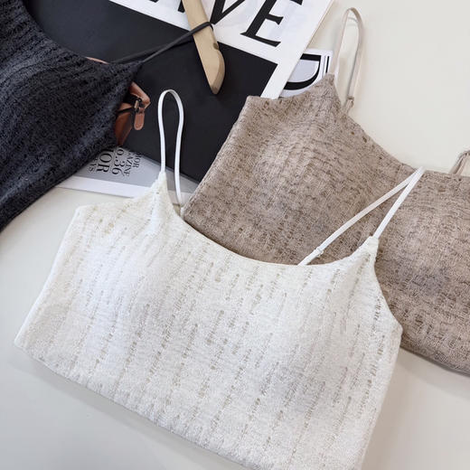 SUNJ822A亚麻感镂空美背 商品图2