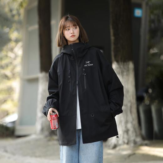 F030183日系户外斜拉链登山服冲锋衣夹克外套 商品图6