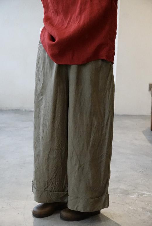 Atelier d'antan麻质直筒阔腿裤 商品图2