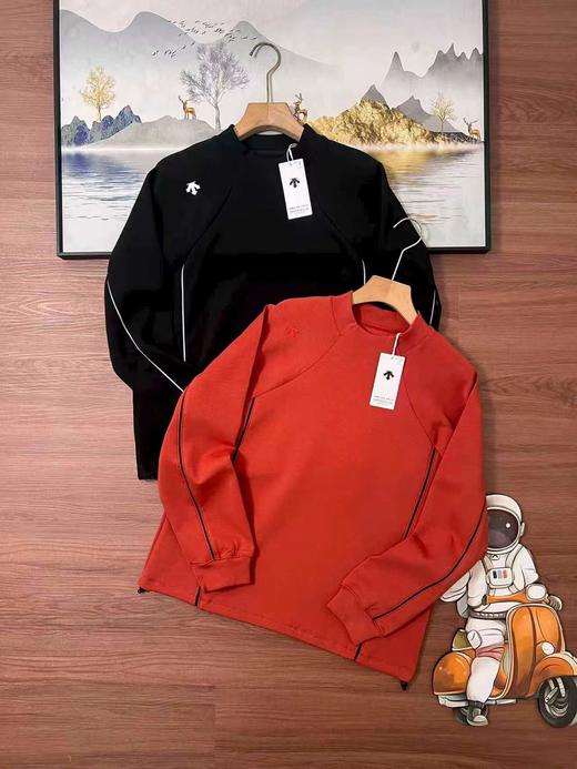 F030188女士运动通勤针织套头衫圆领卫衣 商品图0