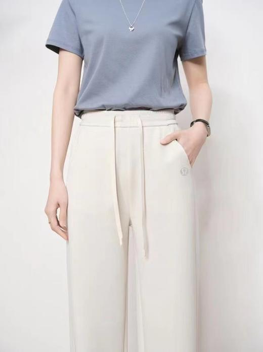 F030141百搭基础中高腰大王裤绳阔腿卫裤休闲裤 商品图8