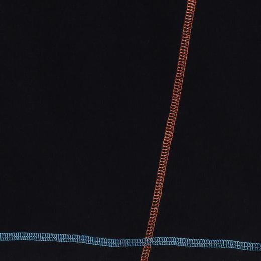 26T51SDSA男装2026新款潮牌街头风明线长袖撞色明线宽松圆领T恤 商品图2