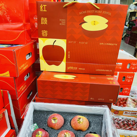 【黄金产区区国产爱妃红颜苹果/三色苹果合集】抗氧化，生态园种植，只施有机肥，肉质细腻无渣，果肉松脆爽爽口 商品图9