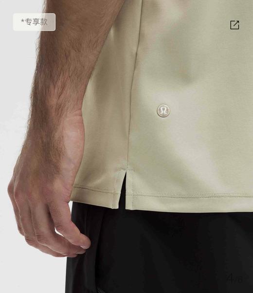 LULU 男士冰感免烫翻领T恤短袖POLO衫 Z-15838 商品图2