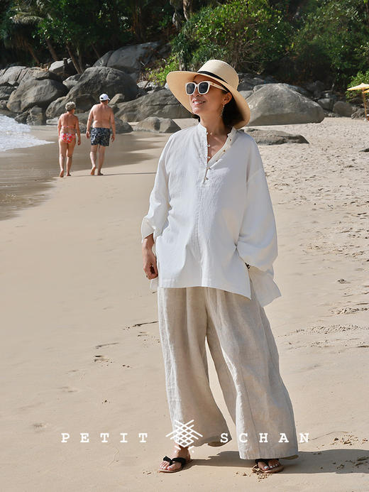 Petit Schan小闪 CLO#1051 Innocent Age 纯真年代 法式文艺感长绒棉纯棉娃娃衫 商品图2