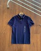 F030196春夏男装珠地棉纯色短袖T恤镶边翻领合身POLO衫 商品缩略图3