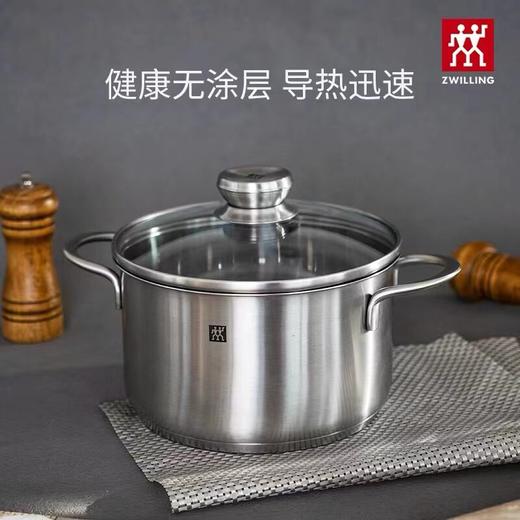【德国双立人汤锅蒸锅】正品德国双立人Twin Nova III系列20cm/24cm/28CM不锈钢深汤锅官方质保 商品图5