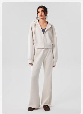 春款 空气感系列  lu*同款抽绳松紧腰宽松显瘦阔腿长裤