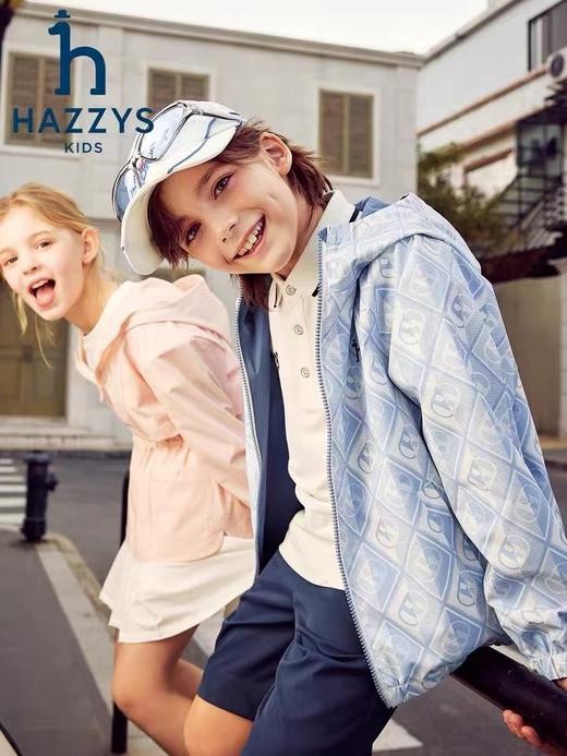 F030176男女中大童冲锋衣外套连帽双面夹克 商品图10