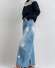 F030148重工刺绣蝴蝶结高品质浅蓝色宽松阔腿牛仔裤女春季拖地长裤 商品缩略图5