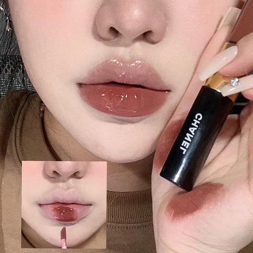 CHANEL 香奈儿双效持色唇釉4.5ml+唇蜜3.5ml 不易沾杯口红 188# 192# 182# 174# 186# 172# 商品图10