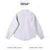 SDSA男装2026新款潮牌复古工装风衬衫磨破格纹内衬上衣 商品缩略图4