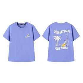 8楼NAUTICA童装NKH201411A男童女童短袖T恤夏季儿童亲肤顺滑上衣吊牌139元活动价70元