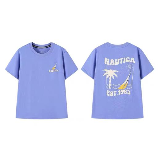 8楼NAUTICA童装NKH201411A男童女童短袖T恤夏季儿童亲肤顺滑上衣吊牌139元活动价70元 商品图0