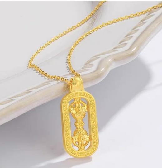 2楼老凤祥足金999金刚杵吊坠秒杀799元（送彩银项链） 商品图2