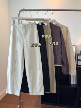 620女款 宽松显瘦高腰春季天丝棉松弛感烟管裤 WK863