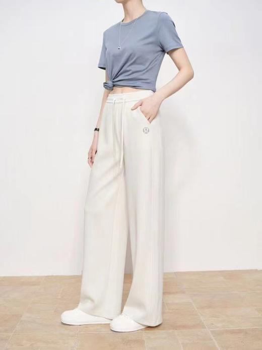 F030141百搭基础中高腰大王裤绳阔腿卫裤休闲裤 商品图7