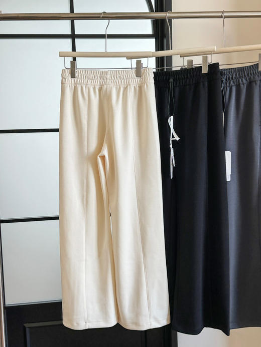 春款 空气感系列  lu*同款抽绳松紧腰宽松显瘦阔腿长裤 商品图10