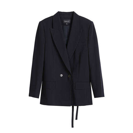 NEELLY纳俪商场同款春新款时尚通勤宽松廓形西装女随性松弛感外套N26023W01085 商品图3