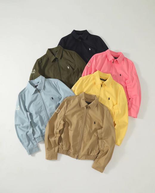 F030187六色齐发老干部风翻领女款夹克斜纹布水洗外套 商品图0