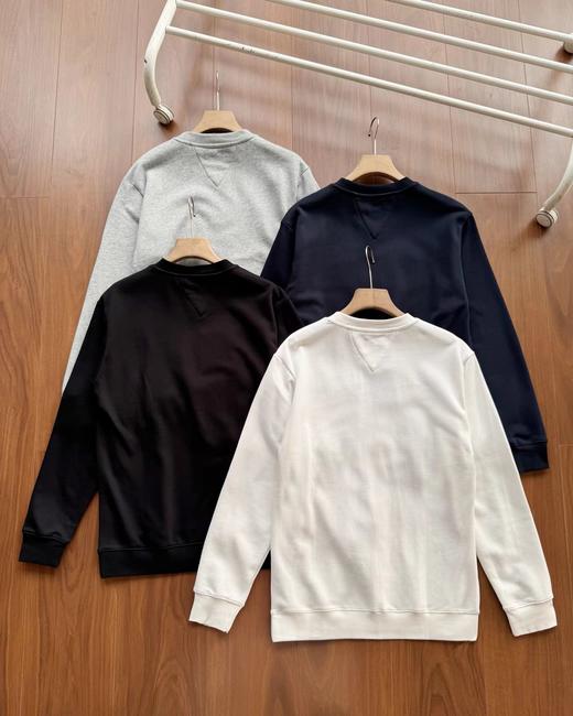 F0301100男装休闲凸印刺绣19125刺绣合身圆领运动套头卫衣 商品图3