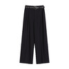 NEELLY纳俪商场同款春新款时尚慵懒休闲西装裤女立体直筒松弛长裤N26023H01097 商品缩略图3