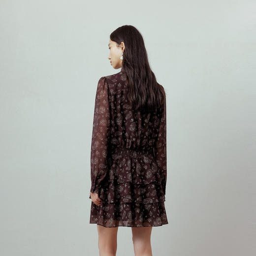 NEELLY纳俪商场同款春季新款时尚优雅宽松连衣裙女舒适休闲长裙N26012Y01052 商品图1