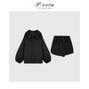 03-2潘依绣丁丁宠粉夏季新款简约休闲百搭宽松拉链长袖防晒外套短裤套装Z1139 商品缩略图0