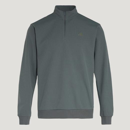 Adidas阿迪达斯TH WAFFLE HZ SWEATSHIRT 华夫格针织半拉链运动休闲宽松卫衣套头衫KR2554 商品图2