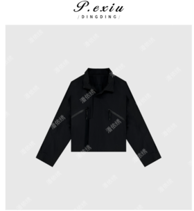 03-2潘依绣丁丁宠粉夏季新款宽松美式夹克棒球服拉链长袖外套W5109
