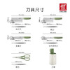 【双立人除菌刀架6件套绿色】德国双立人除菌刀架6件套家用厨房菜刀紫外线不锈钢刀具套装绿色 商品缩略图1